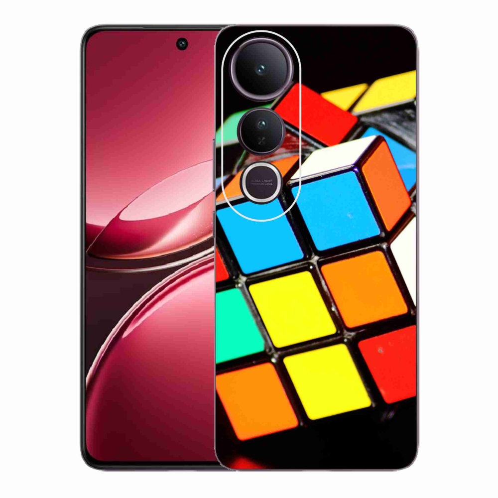 Gélový kryt mmCase na Vivo V50 Lite 4G/5G - rubikova kocka