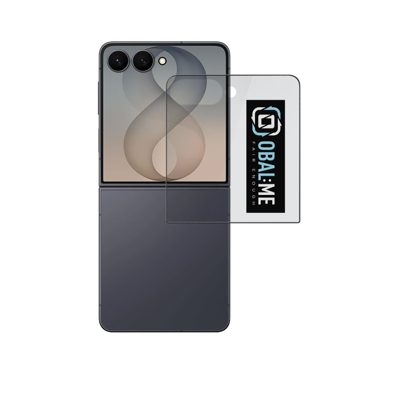 OBAL:ME Privacy 5D tvrdené sklo pre Samsung Galaxy Z Flip 8, čierne