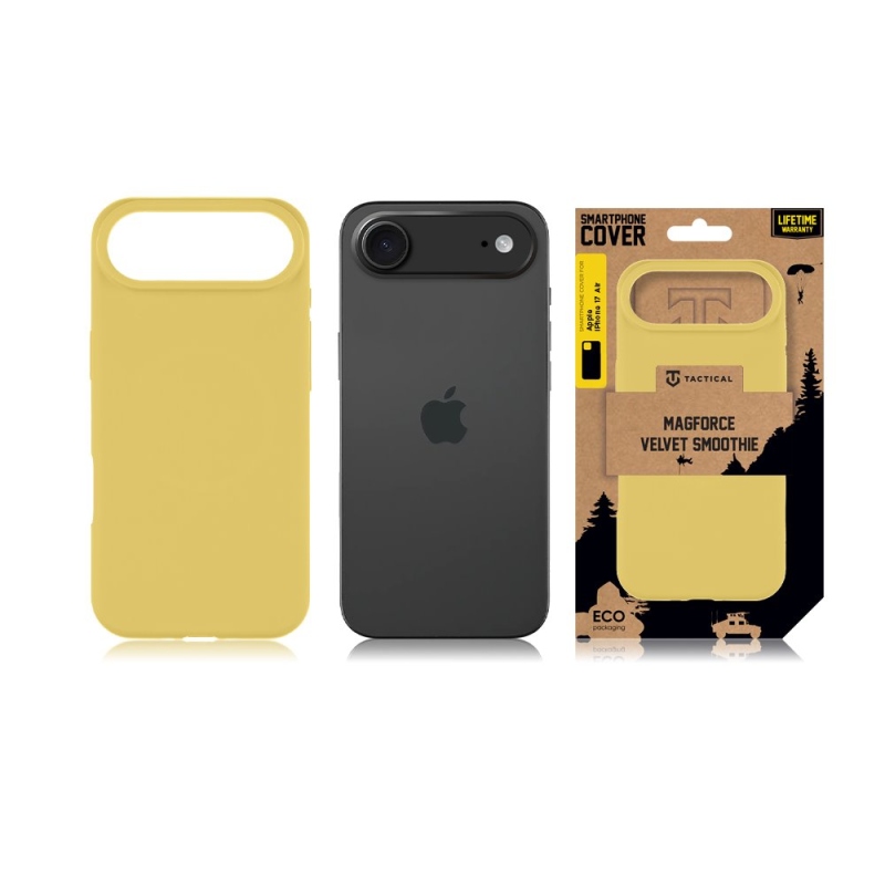 Taktický kryt MagForce Velvet Smoothie Cover pre Apple iPhone 17 Air Banana