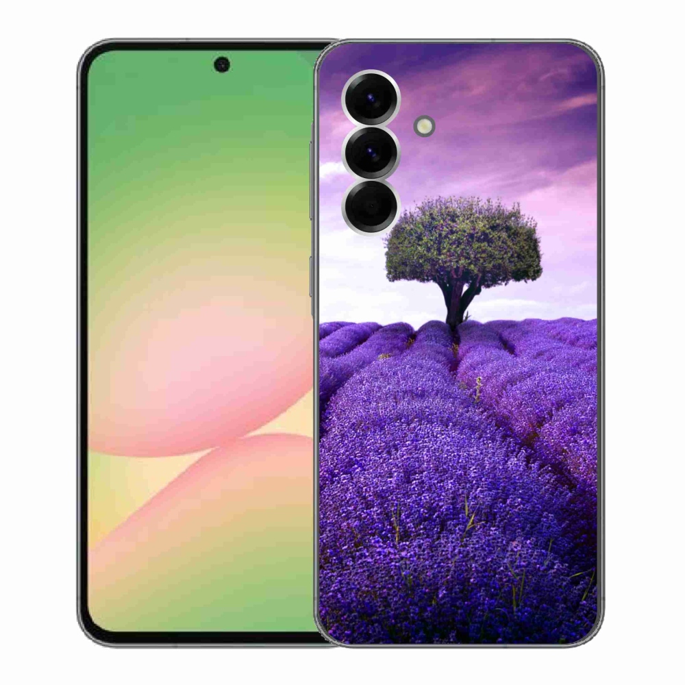 Gélový kryt mmCase na Samsung Galaxy A56 5G - levanduľová lúka