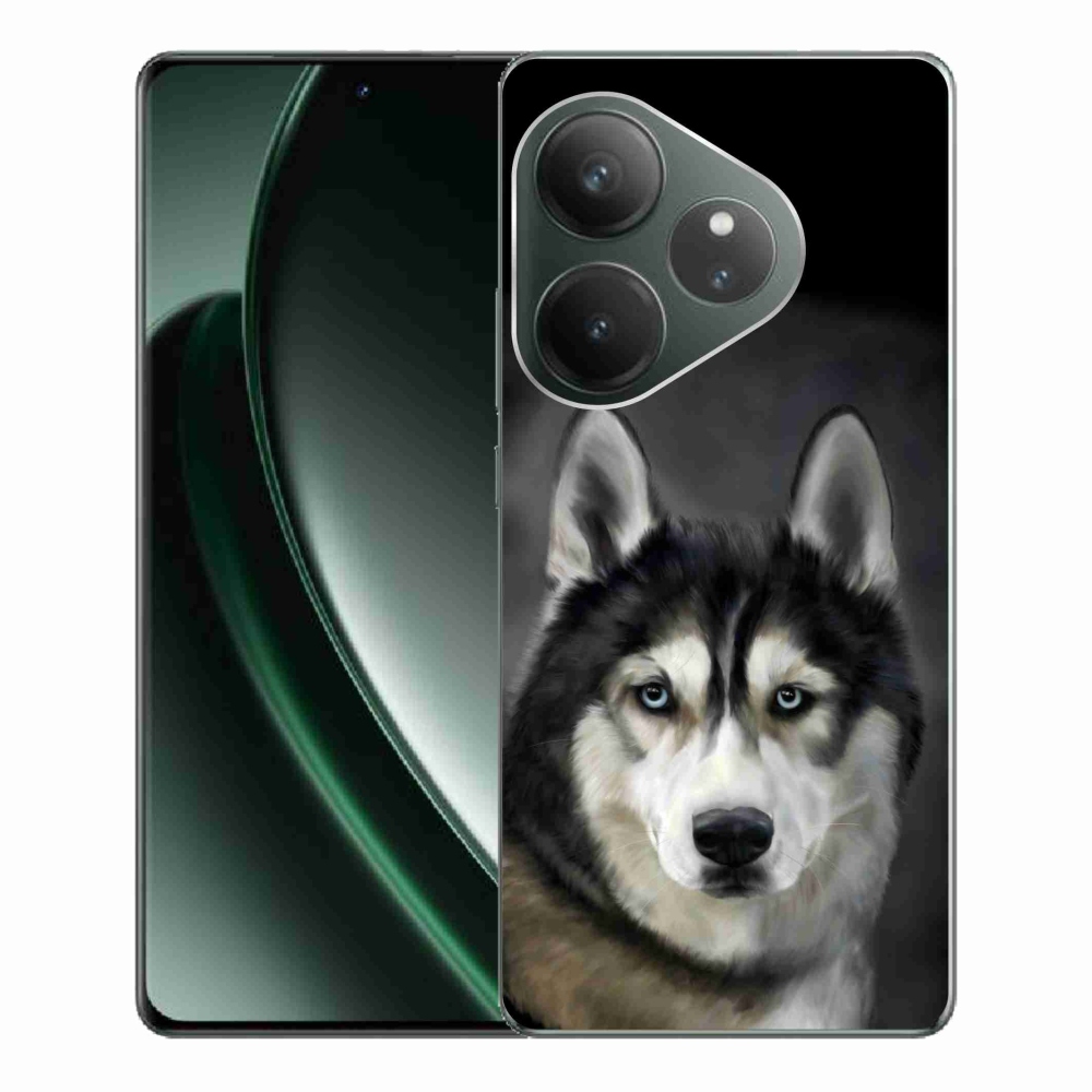 Gélový obal mmCase na Realme GT 6 5G/GT 6T 5G - husky