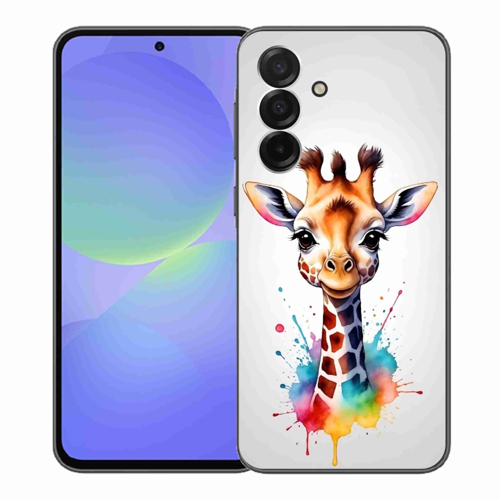 Gélový kryt mmCase na Samsung Galaxy A36 5G - žirafa 1