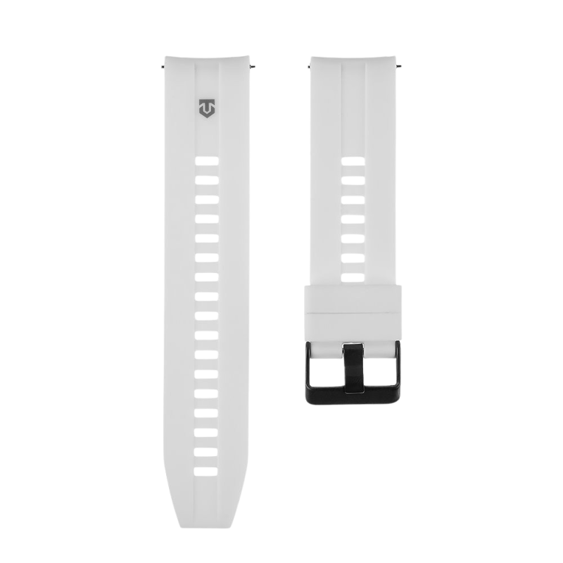 Taktický rýchloupínací silikónový remienok 24 mm biely