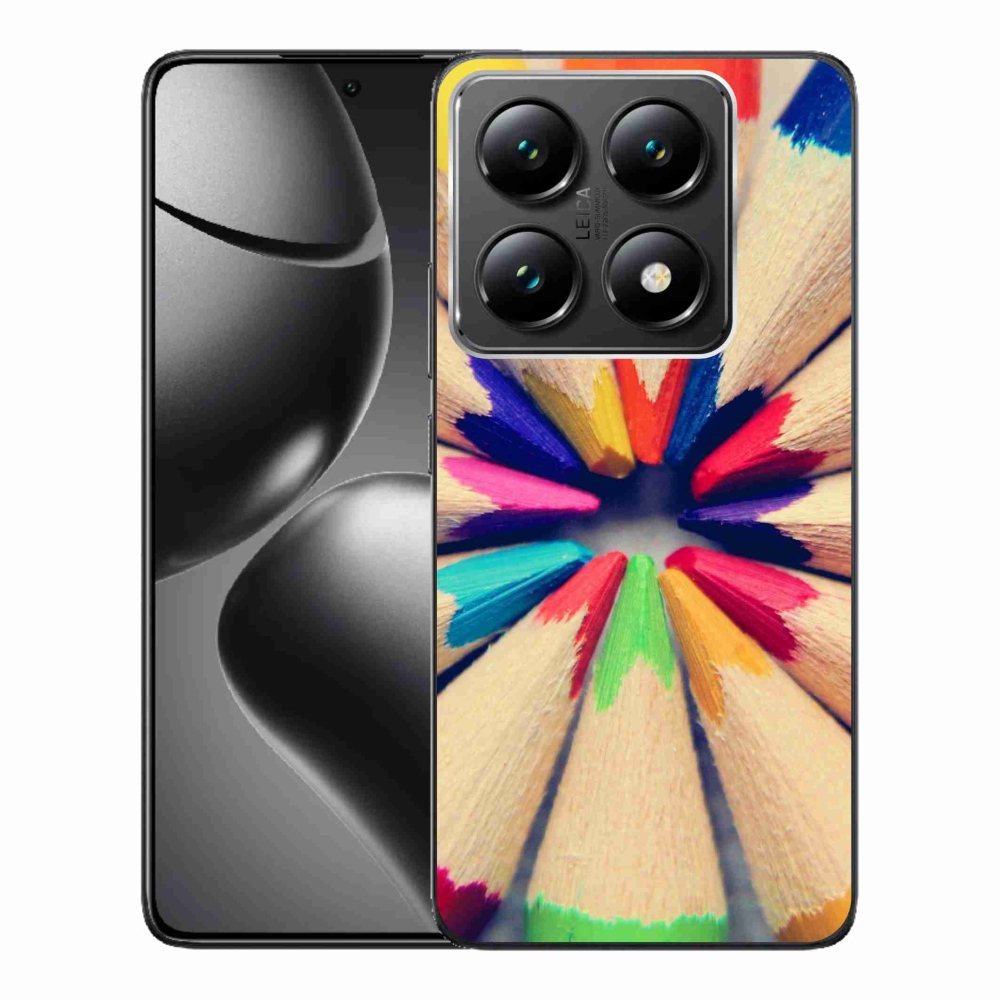 Gélový kryt mmCase na Xiaomi 14T Pro - pastelky