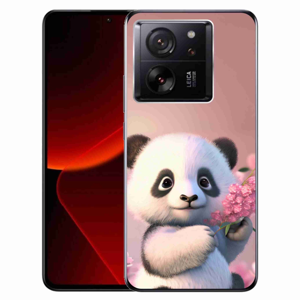 Gélový kryt mmCase na Xiaomi 13T/13T Pro - roztomilá panda