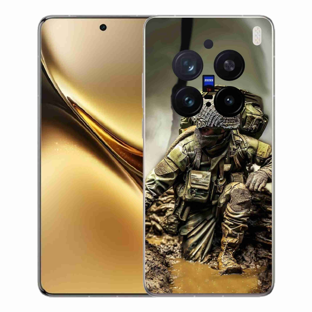 Gélový kryt mmCase na Vivo X200 Pro 5G - vojak