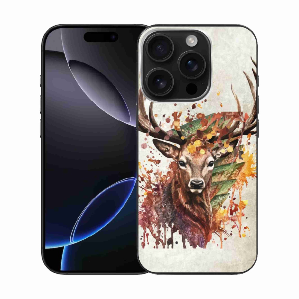 Gélový obal mmCase na iPhone 16 Pro - jeleň 1