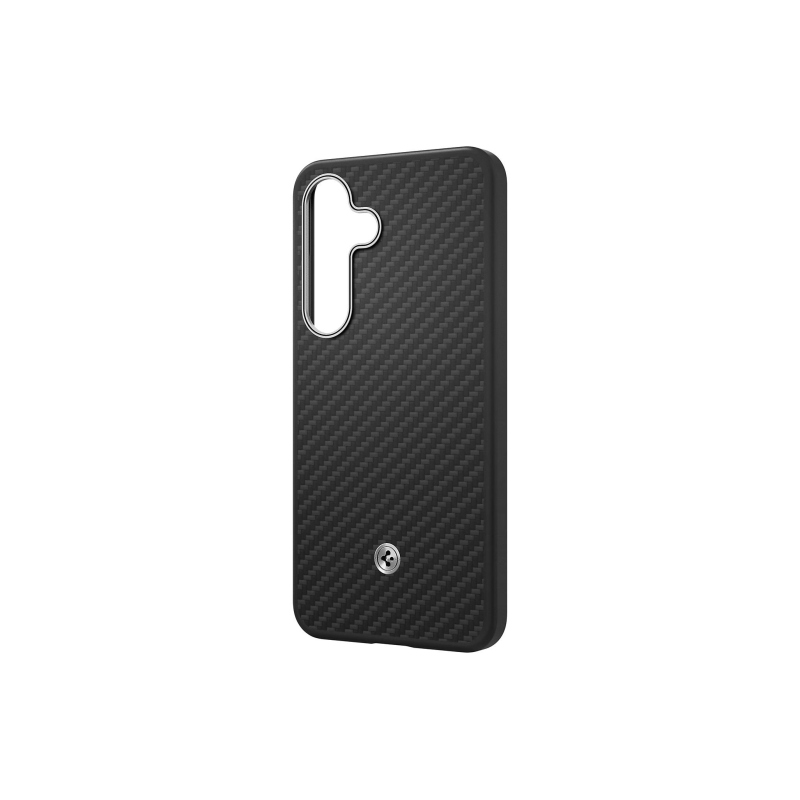 GP-FPS936PGA Samsung by Spigen Enzo Aramid Magnetický Kryt pre Galaxy S25+ Black Silver