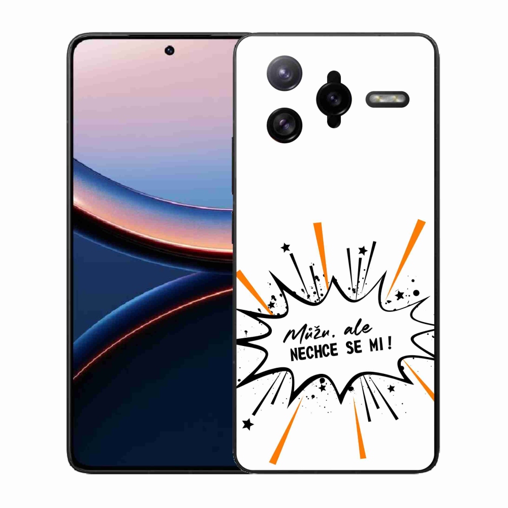 Gélový kryt mmCase na Xiaomi Poco F7 Ultra - vtipný text 11 biele pozadie