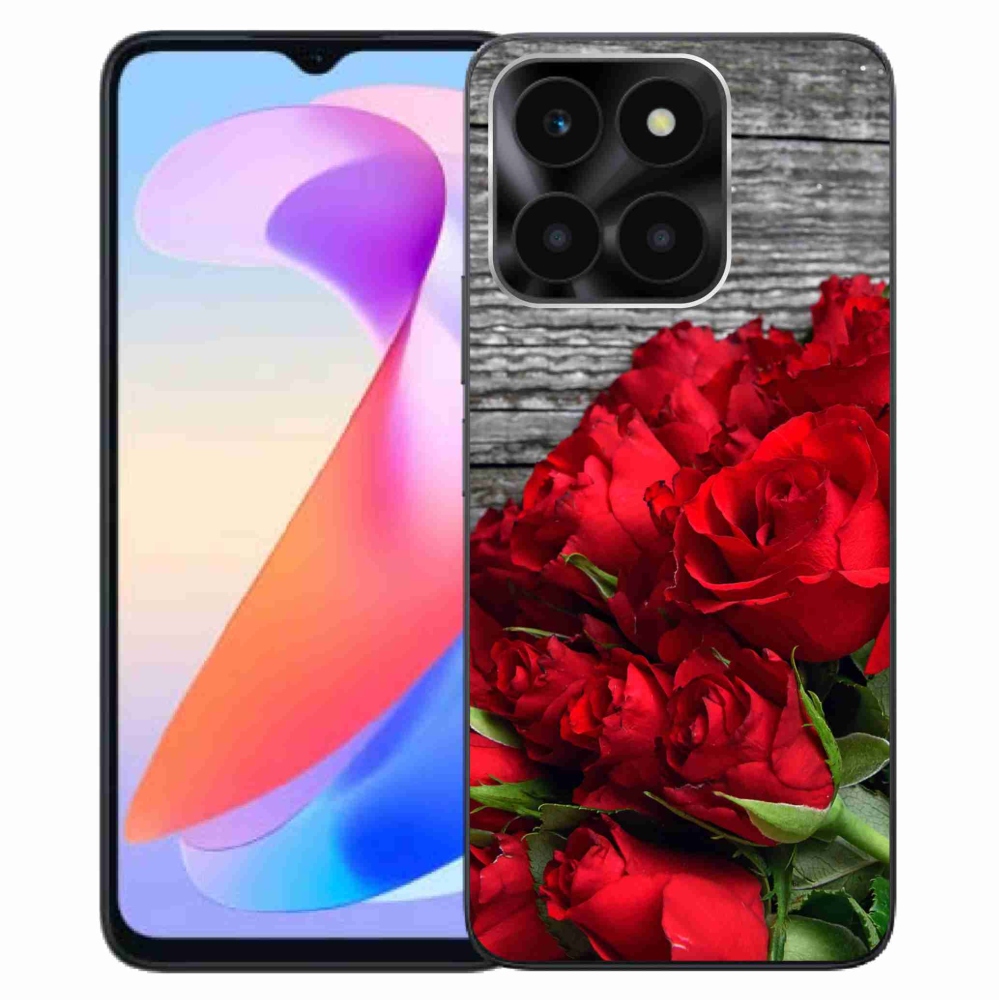 Gélový kryt mmCase na Honor X6a - červené ruže