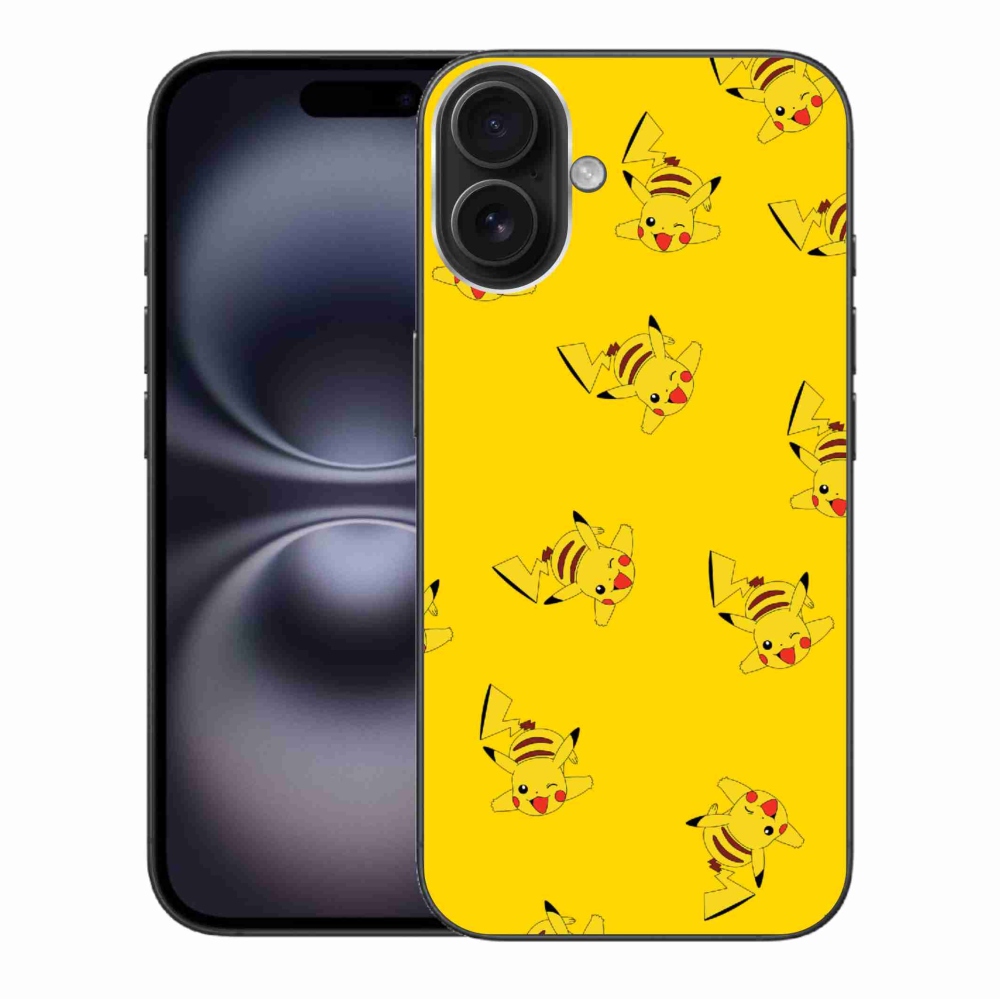 Gélový kryt mmCase na iPhone 16 Plus - pikachu