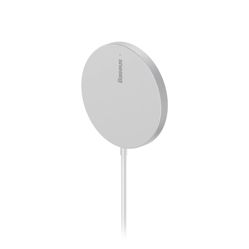 Baseus Simple Mini3 Magnetická Bezdrôtová Nabíjačka 15W White