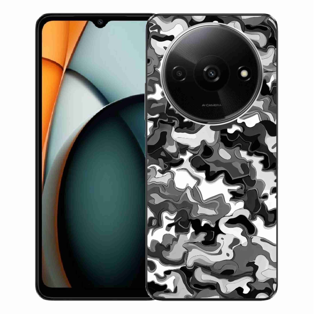 Gélový kryt mmCase na Xiaomi Redmi A3 - maskáčový vzor 3