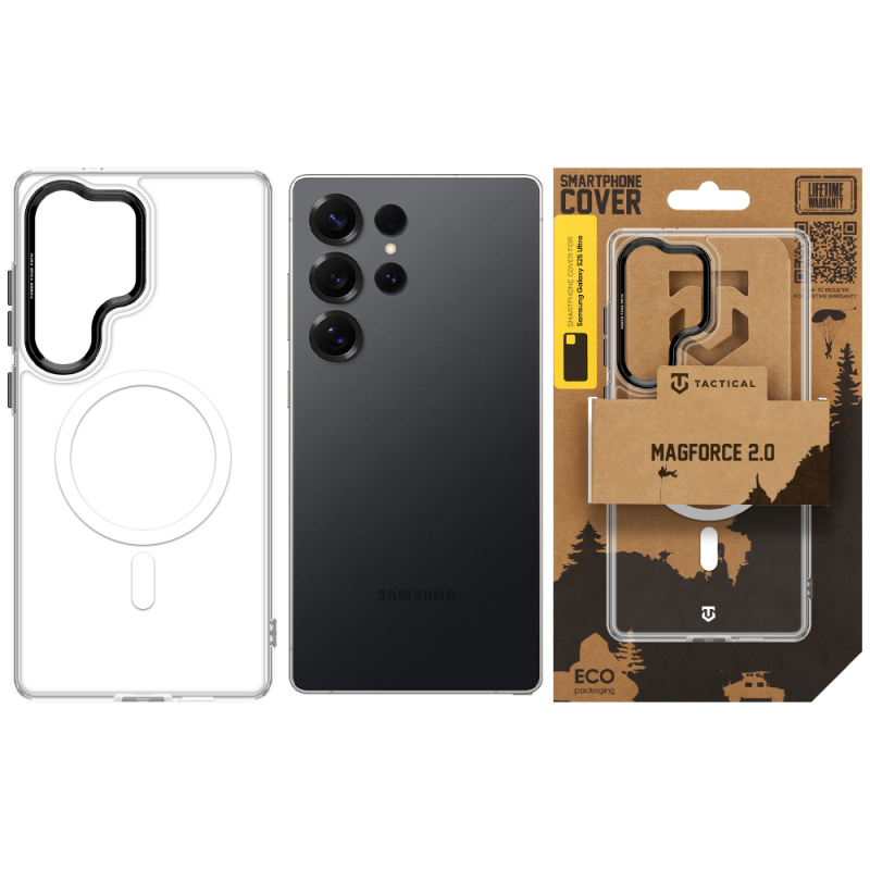Tactical MagForce 2.0 – puzdro pre Samsung Galaxy S25 Ultra, čierne