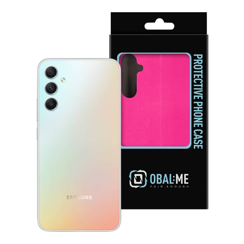 OBAL:ME Book Puzdro pre Samsung Galaxy A34 5G Rose Red