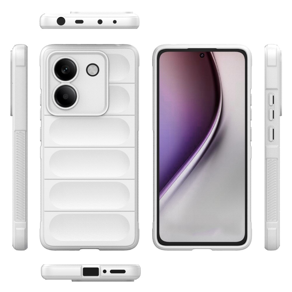 Rugg odolný gélový obal na Xiaomi Poco M7 Pro 5G - biely