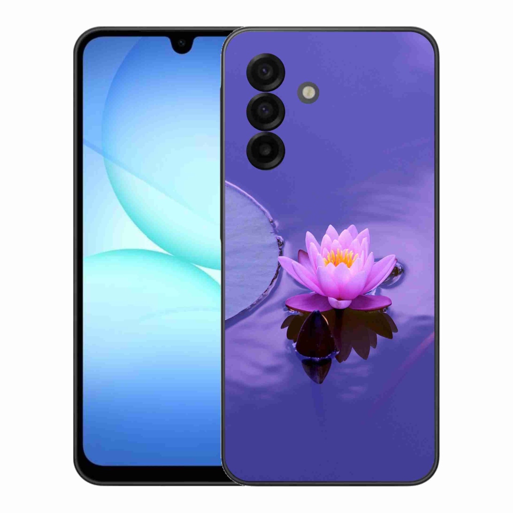 Gélový kryt mmCase na Samsung Galaxy A17 4G/5G - kvet na hladine