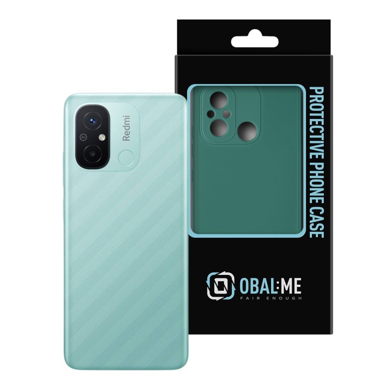 OBAL:ME Matte TPU Kryt pre Xiaomi Redmi 12C Dark Green