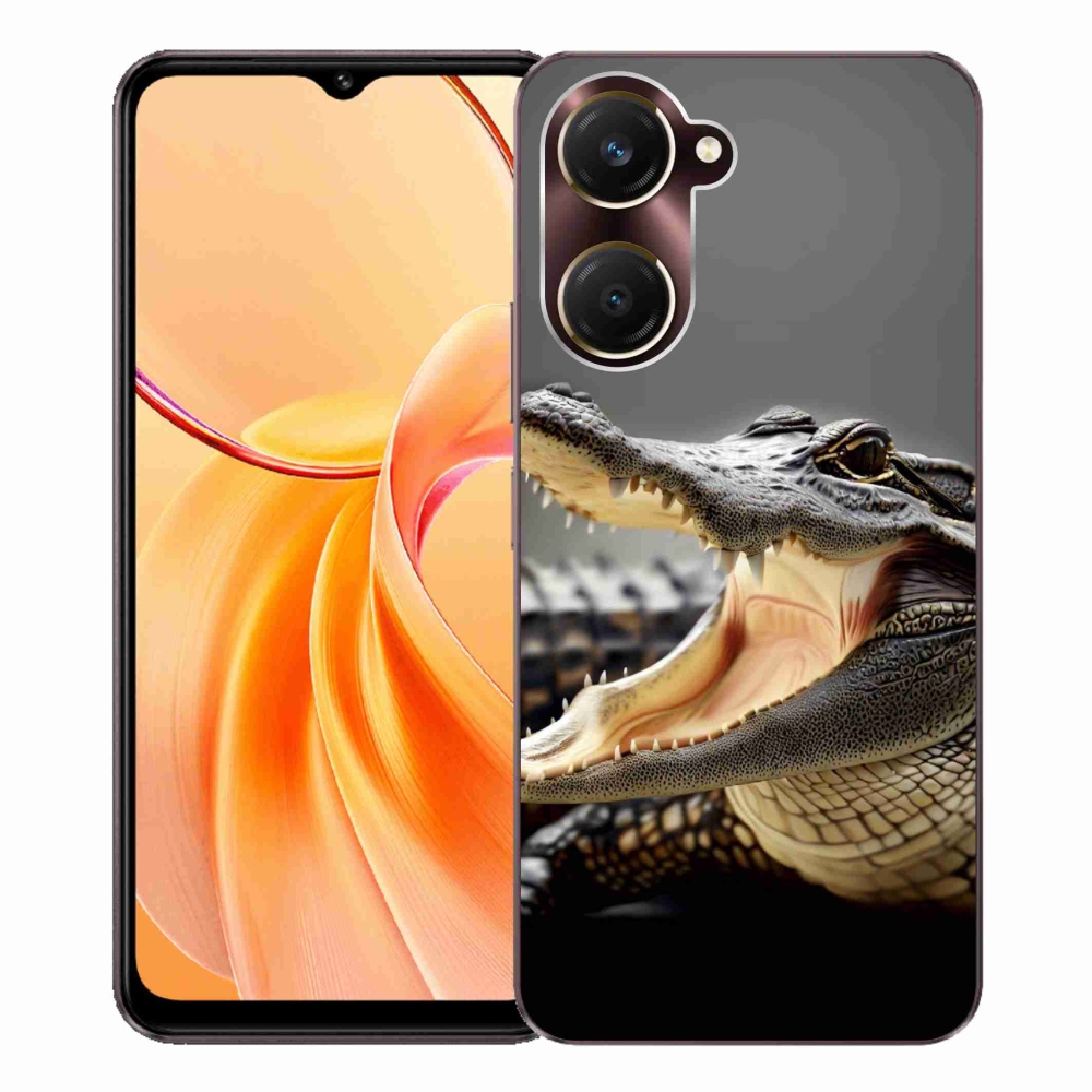 Gélový kryt mmCase na Vivo Y28s 5G - krokodíl