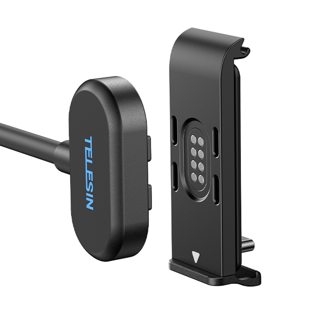 TELESIN magnetický nabíjací kábel s bočnou krytkou pre GoPro Hero 13/12/11/10/9