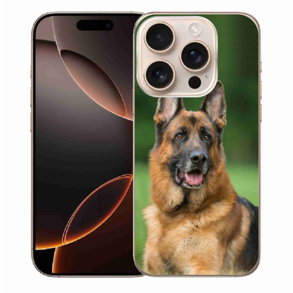 Gélový kryt mmCase na iPhone 16 Pro Max - nemecký ovčiak