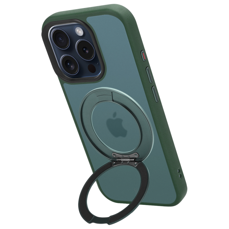 Tactical MagForce Hyperstand – puzdro pre Apple iPhone 15 Pro v farbe Forest Green