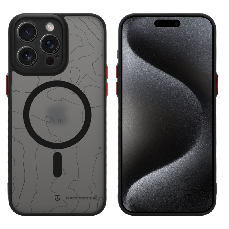 Tactical MagForce Warthog – puzdro pre Apple iPhone 15 Pro Max v farbe Asphalt