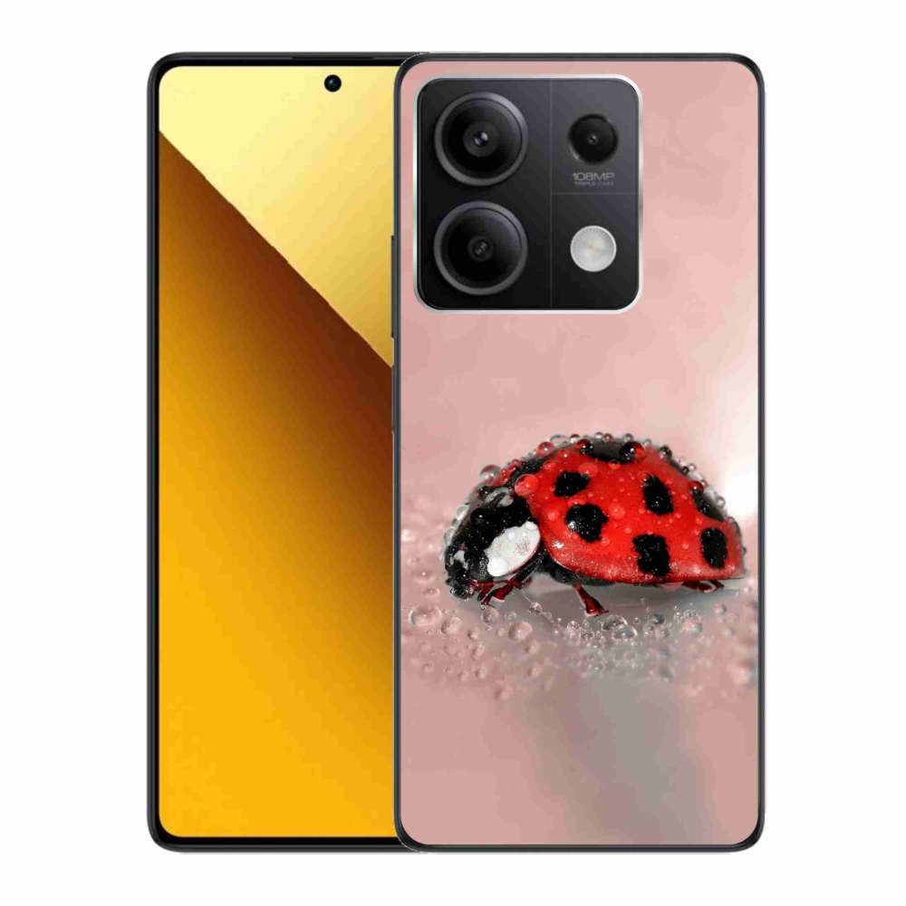 Gélový kryt mmCase na Xiaomi Redmi Note 13 5G - lienka