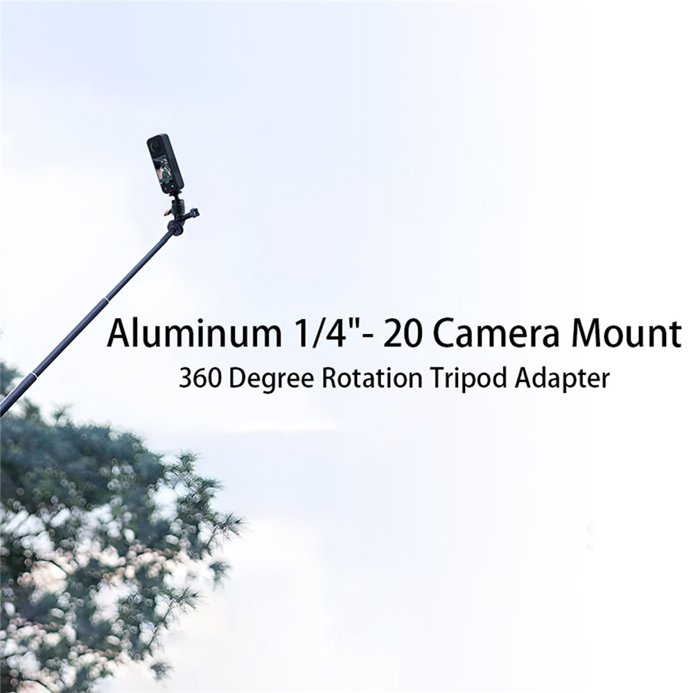 Otočný adaptér 360° pre akčné kamery GoPro a Insta360