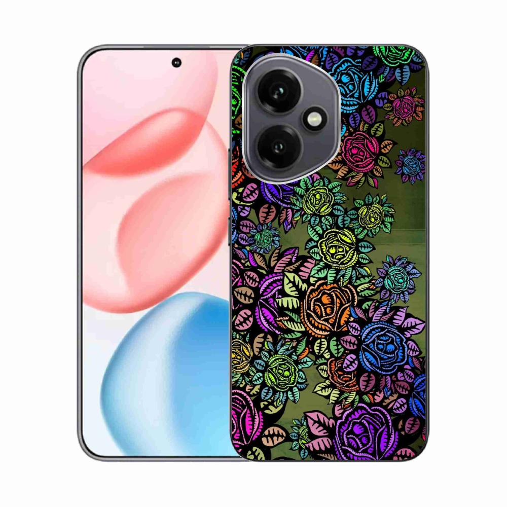Gélový kryt mmCase na Honor 400 - kvety 6