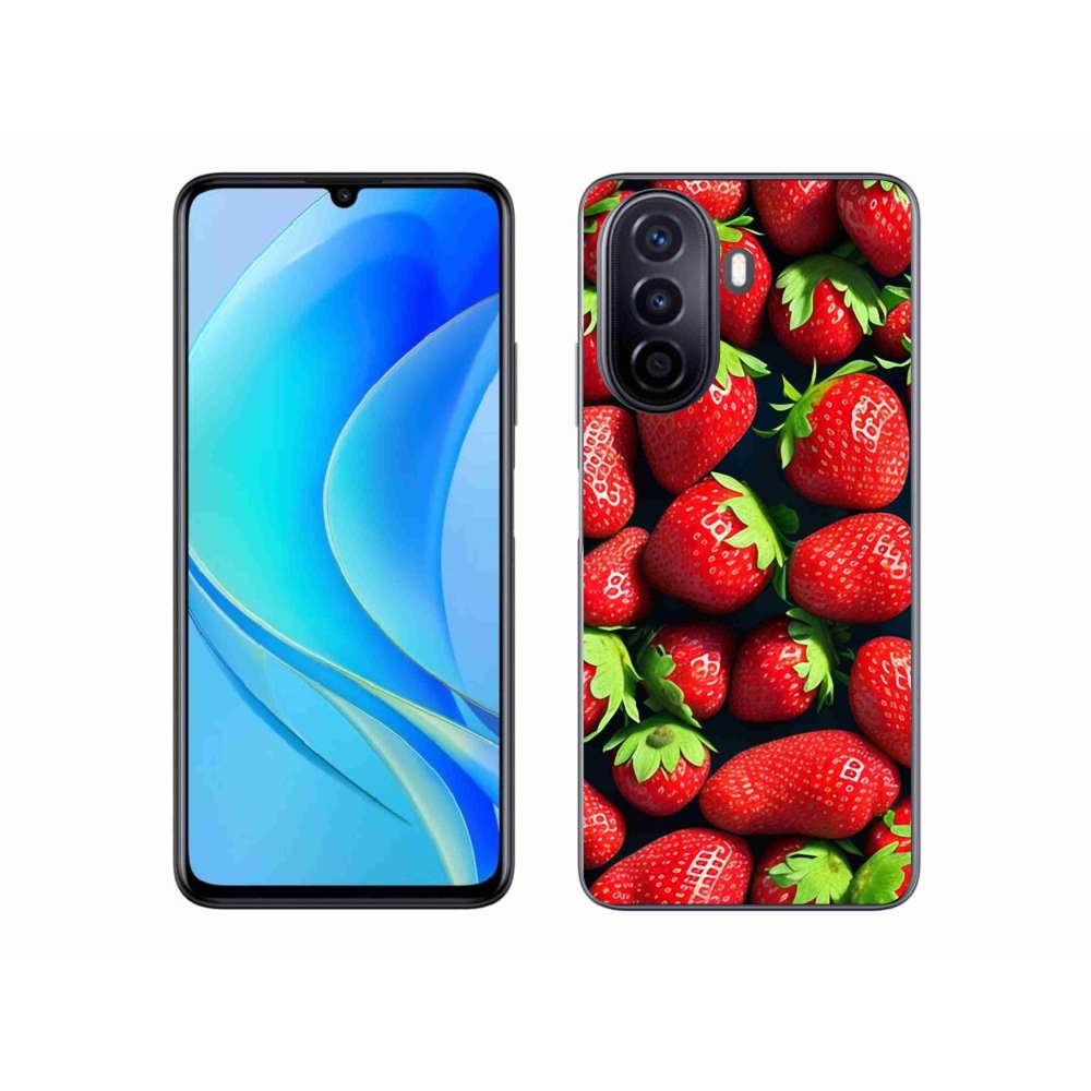 Gelový kryt mmCase na Huawei Nova Y70 - jahody