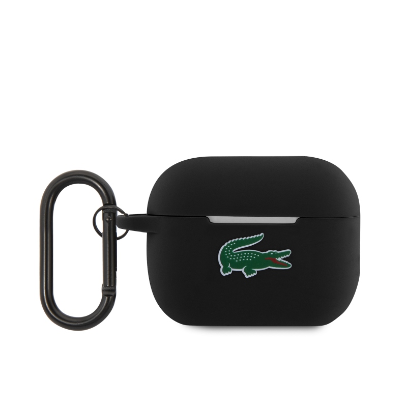 Lacoste Liquid Silicone Croc Logo Puzdro pre AirPods Pro Black