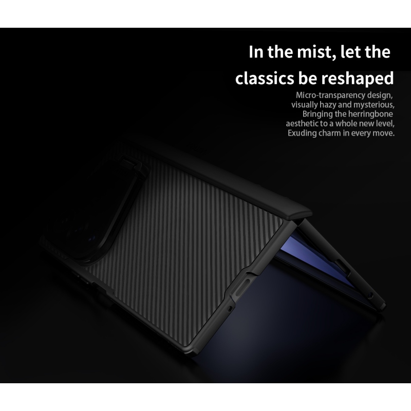 Nillkin CamShield Prop Magnetic (transparentný objektív) – zadný kryt pre Samsung Galaxy Z Fold 8 Ultra Black