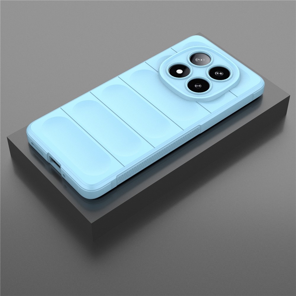 Rugg odolný gélový obal na Xiaomi Redmi Note 14 Pro 5G/Poco X7 5G - svetlomodrý