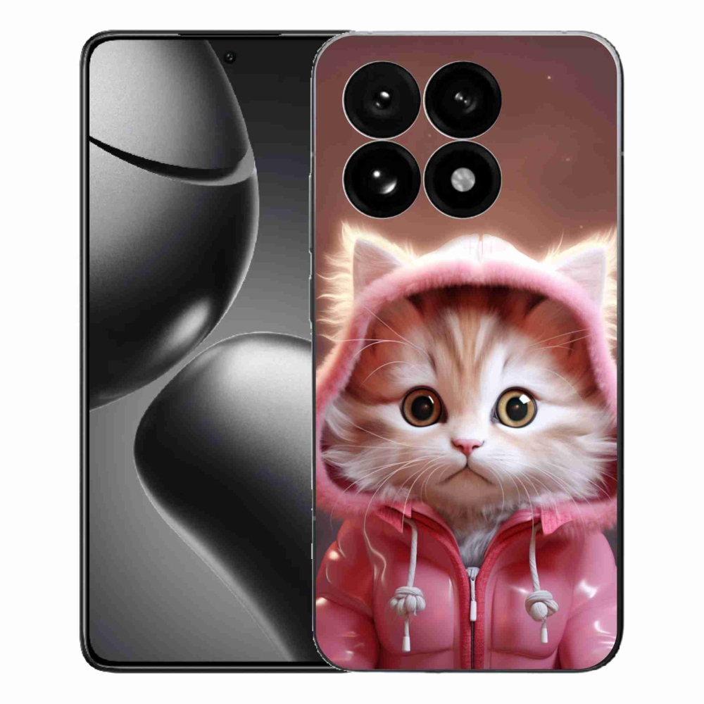 Gélový kryt mmCase na Xiaomi 15T - roztomilé mačiatko 3