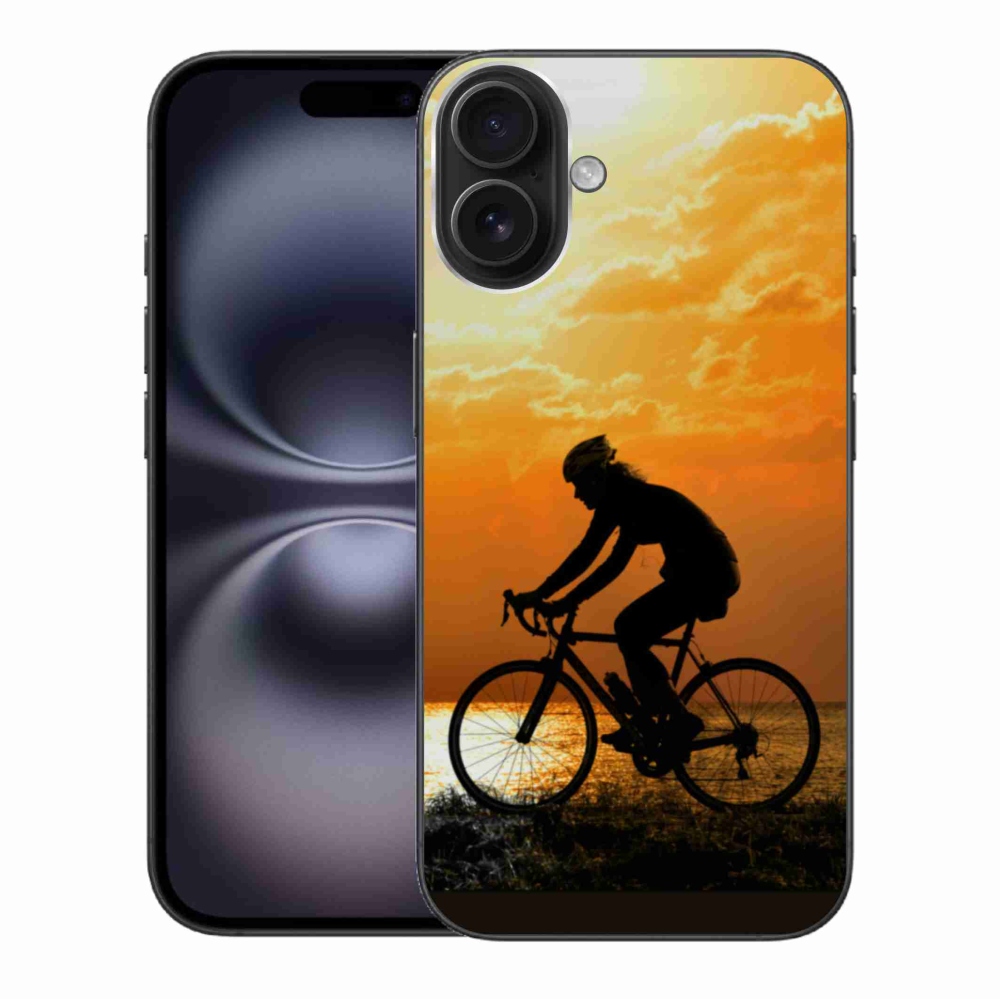 Gélový kryt mmCase na iPhone 16 Plus - cyklovýlet