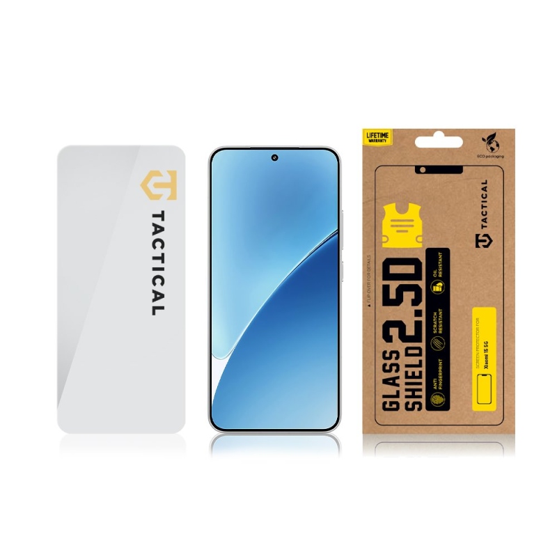 Tactical Glass Shield 2.5D sklo pre Xiaomi 15 5G Clear
