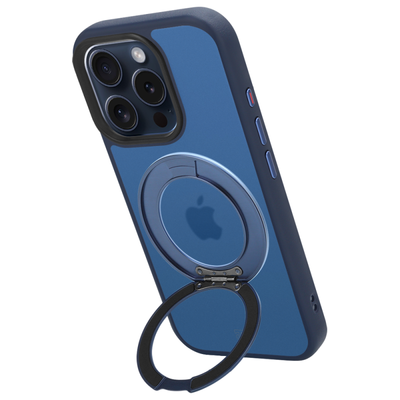 Tactical MagForce Hyperstand puzdro pre Apple iPhone 15 Pro Deep Blue