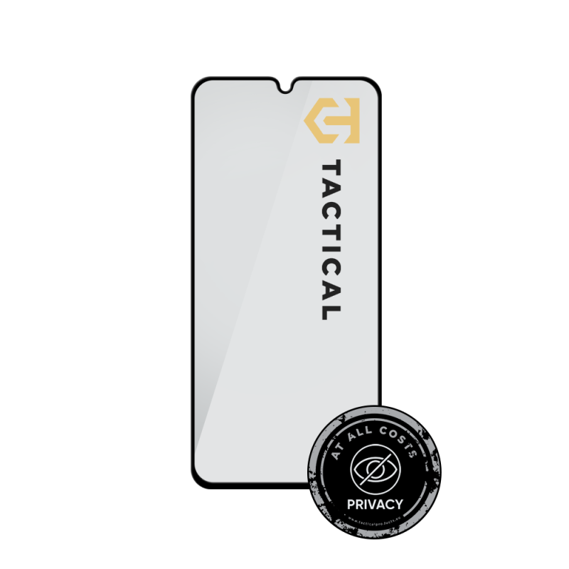 Taktický sklenený štít Privacy Stealth 5D Glass pre Samsung Galaxy A17 4G/5G Black
