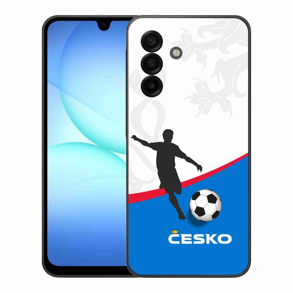 Gélový kryt mmCase na Samsung Galaxy A17 4G/5G - futbal Česko 1