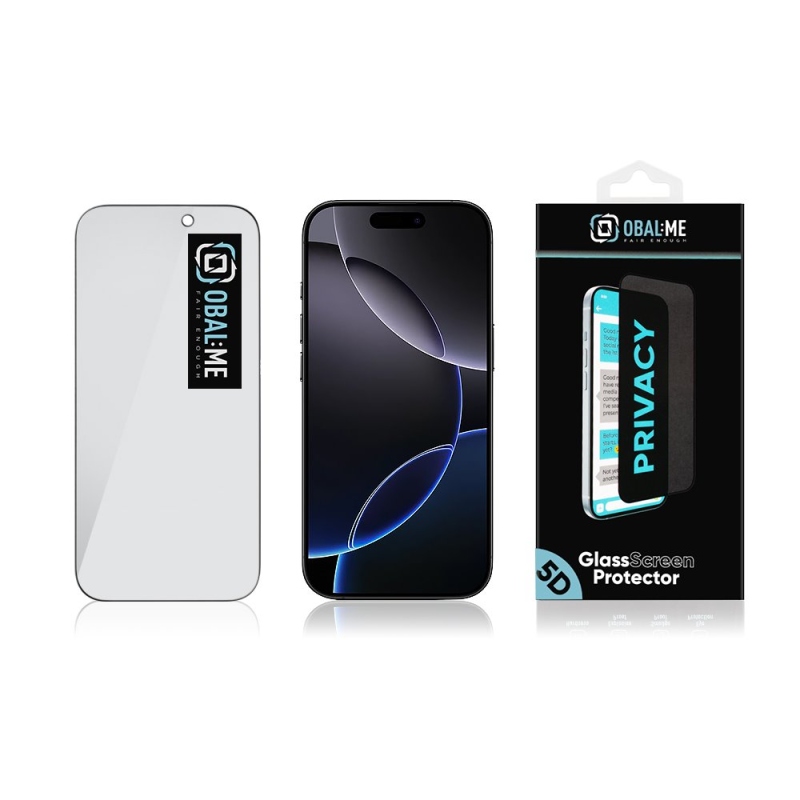 BALENIE:ME Privacy 5D Tempered Glass pre Apple iPhone 17/17 Pro Black