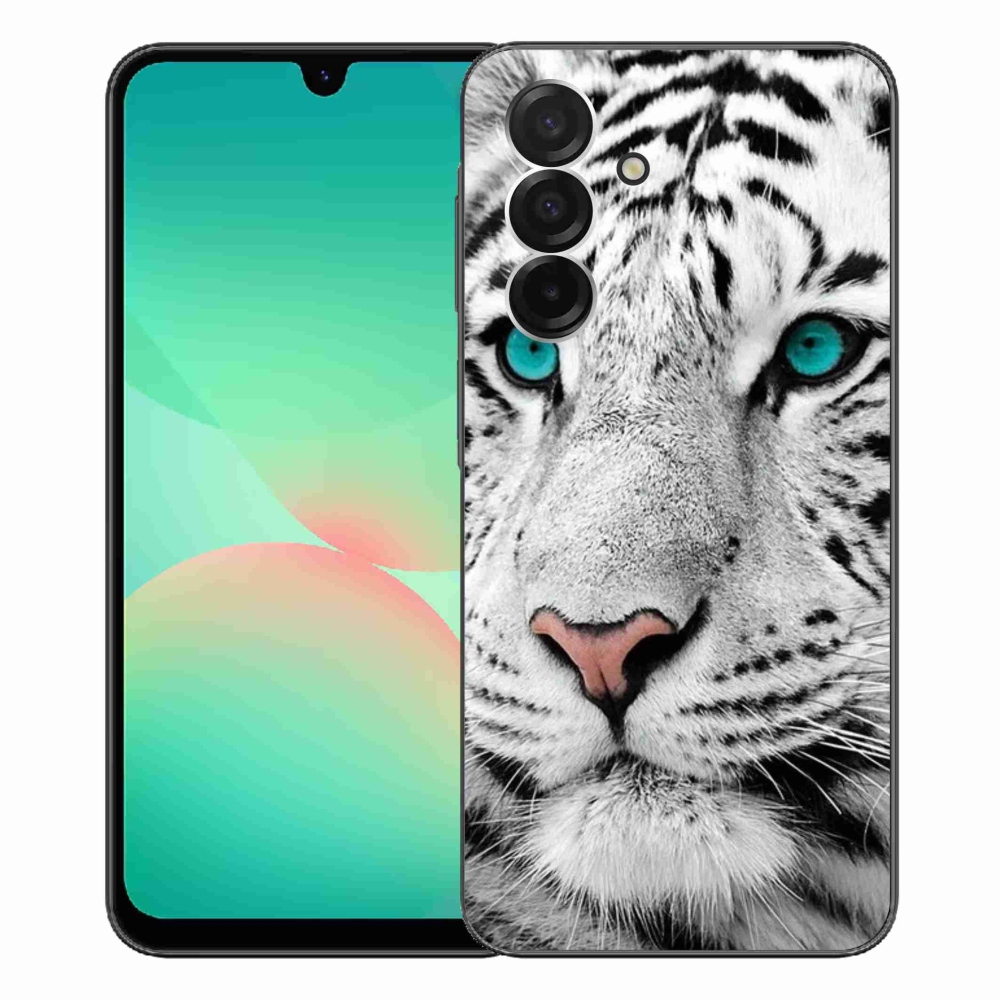 Gélový kryt mmCase na Samsung Galaxy A26 5G - biely tiger