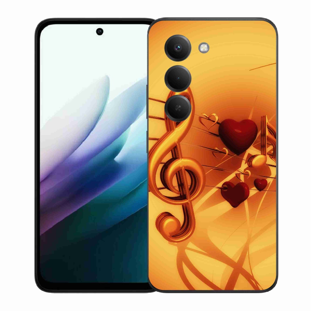 Gélový kryt mmCase na Xiaomi Redmi 15 4G/5G (171mm) - noty