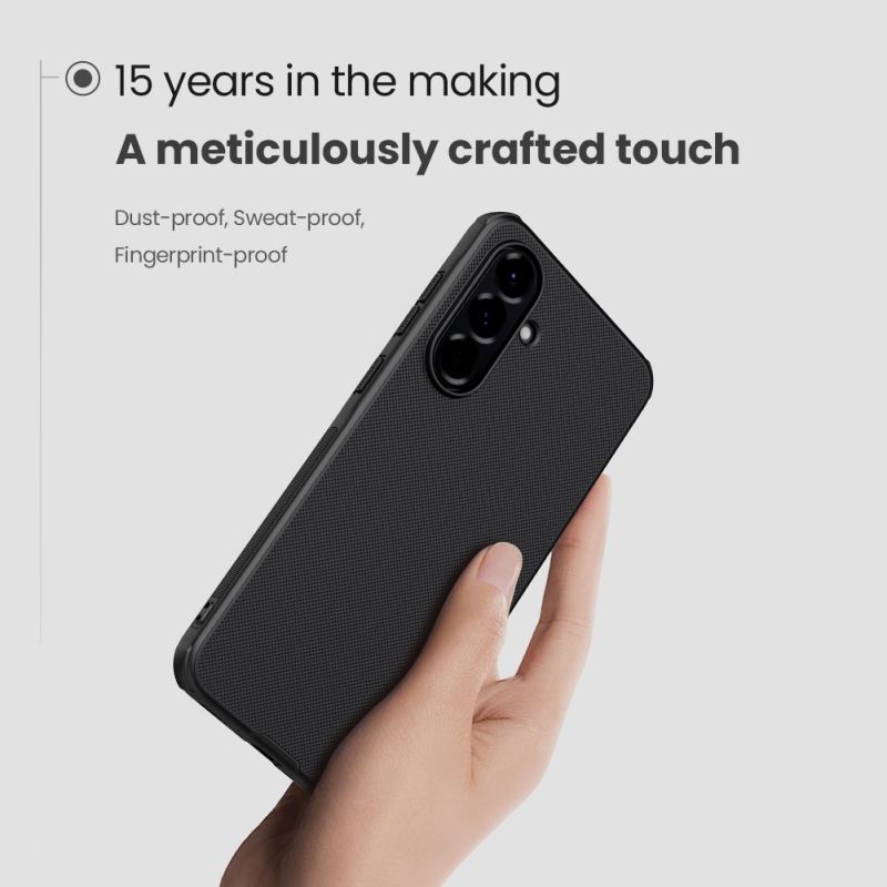 Nillkin Super Frosted PRO Magnetic Zadný Kryt pre Samsung Galaxy A56 5G Black