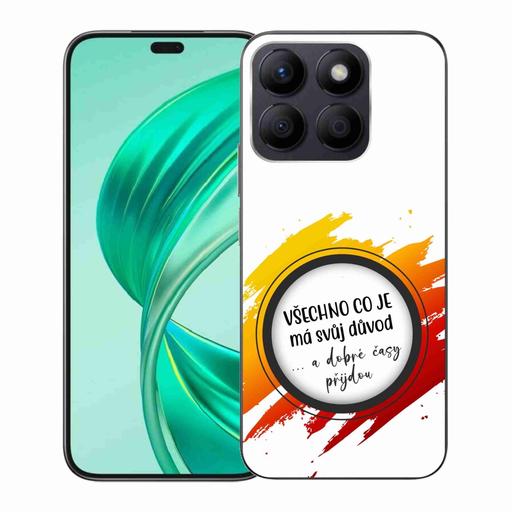 Gélový kryt mmCase na Honor X8b - citát 3 biele pozadie