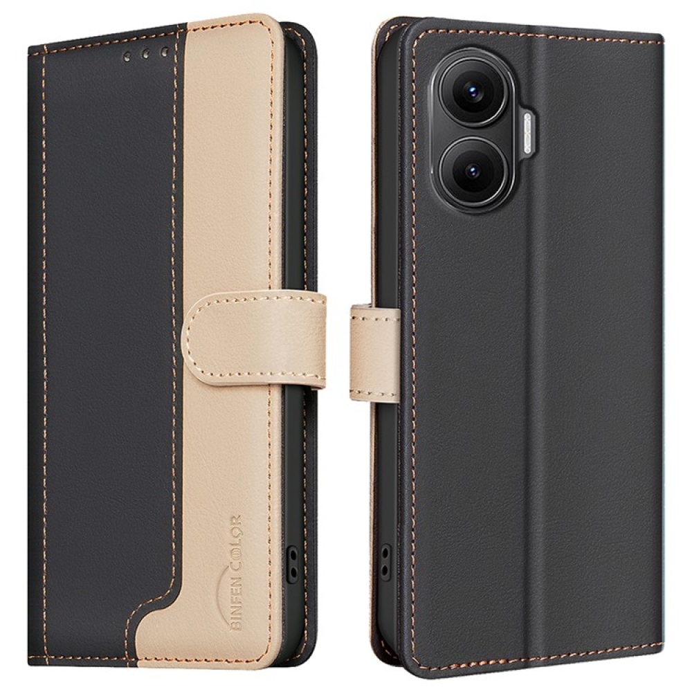 BNF DUO knižkové púzdro na Xiaomi Poco F7 5G - čierne