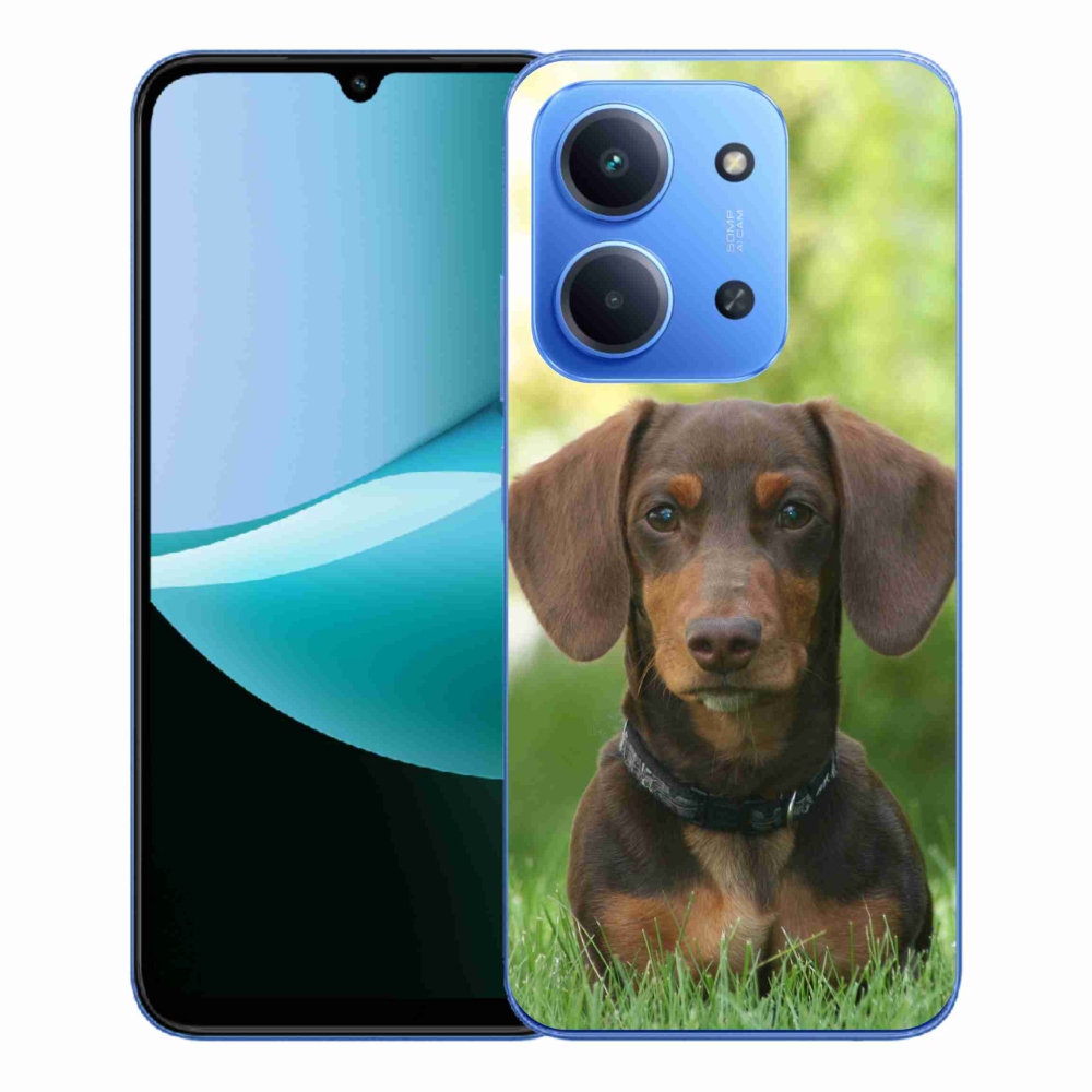 Gélový kryt mmCase na Xiaomi Redmi 15C 4G/5G (173mm) - hnedý jazvečík