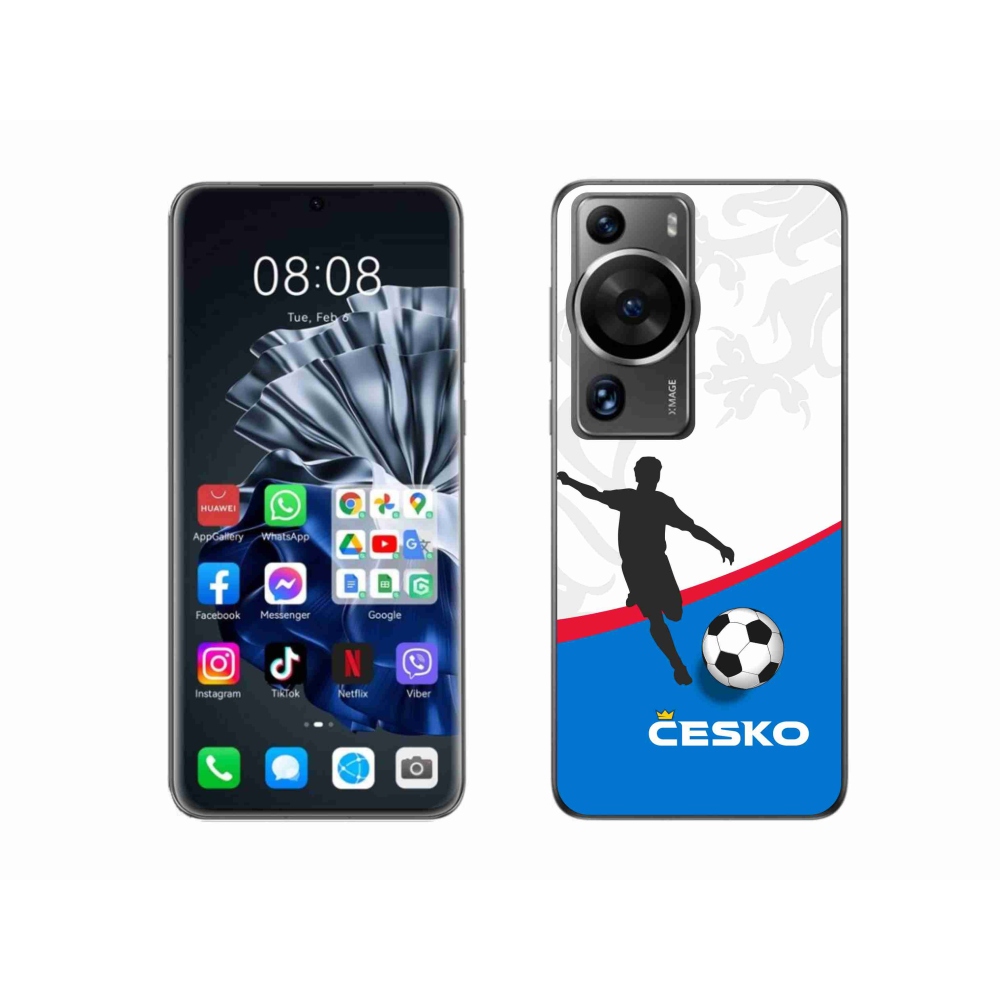 Gélový kryt mmCase na Huawei P60 Pro - futbal Česko 1