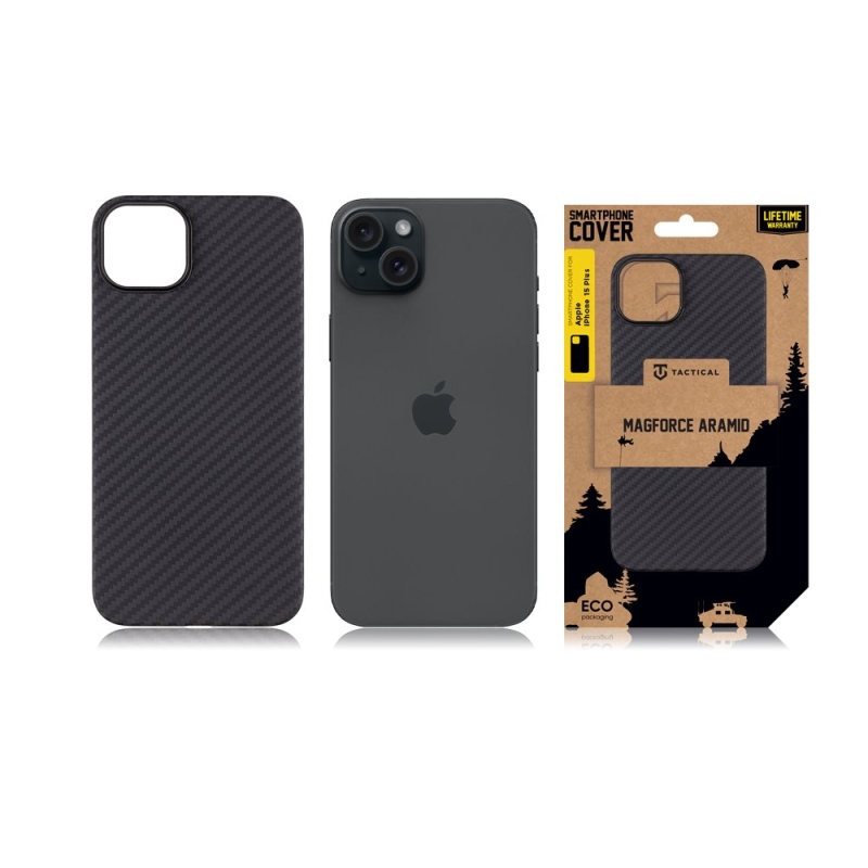 Tactical MagForce Aramid Kryt pre Apple iPhone 15 Plus Black