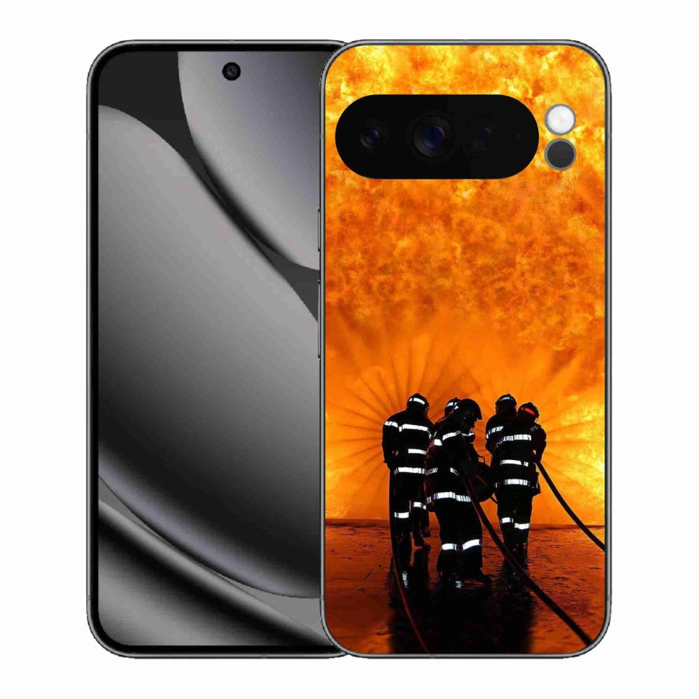 Gélový kryt mmCase na Google Pixel 10 Pro XL - požiar
